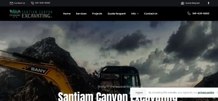 Screenshot SantiamCanyonEx.com