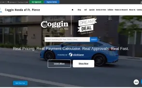 Coggin Honda of Ft. Pierce website