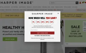 Sharper Image website