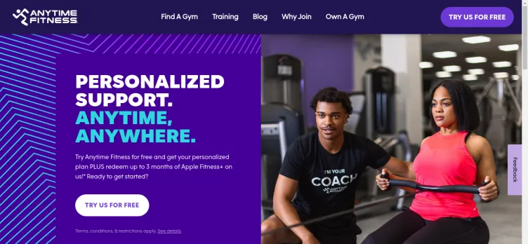 Screenshot Anytime Fitness