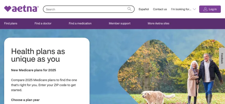 Screenshot Aetna