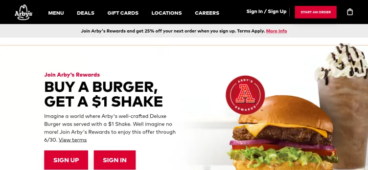 Screenshot Arby's