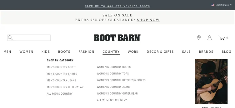 Screenshot Boot Barn