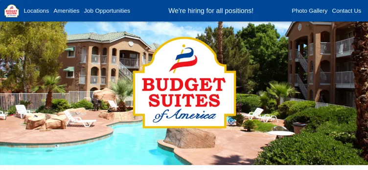 Screenshot Budget Suites of America