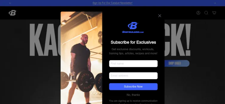 Screenshot Bodybuilding.com