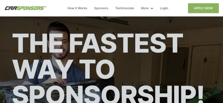 Screenshot CarSponsors.com / SponsorAmerica