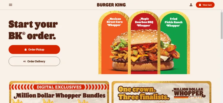 Screenshot Burger King