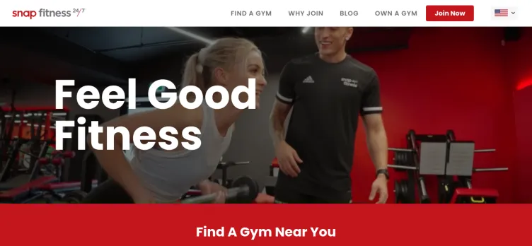 Screenshot Snap Fitness