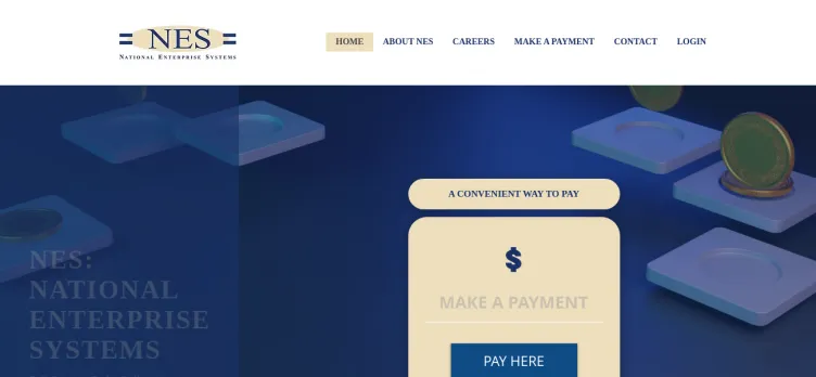Screenshot National Enterprise Systems