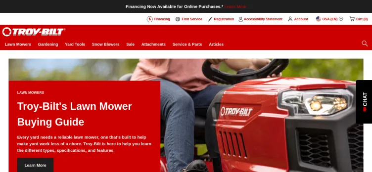 Screenshot Troy-Bilt