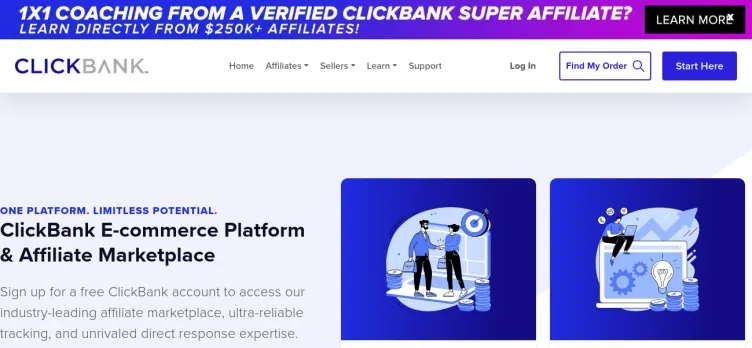 Screenshot ClickBank