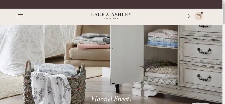 Screenshot Laura Ashley