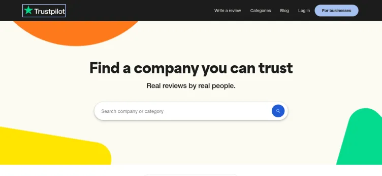 Screenshot Trustpilot