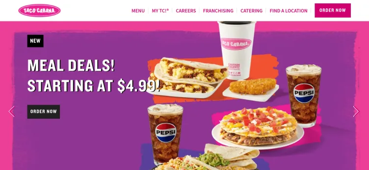 Screenshot Taco Cabana