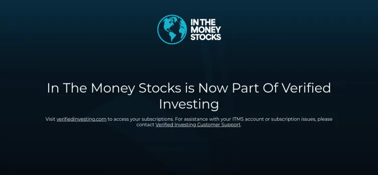 Screenshot InTheMoneyStocks.com