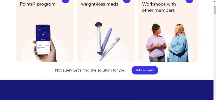 Screenshot Weight Watchers International