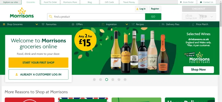 Screenshot Morrisons