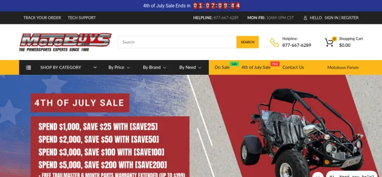 Screenshot MotoBuys.com