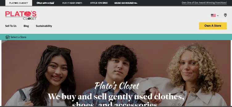 Screenshot Plato's Closet