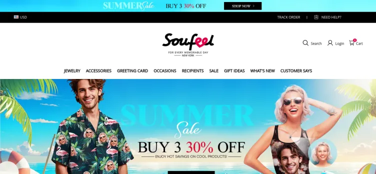 Screenshot Soufeel Jewellery