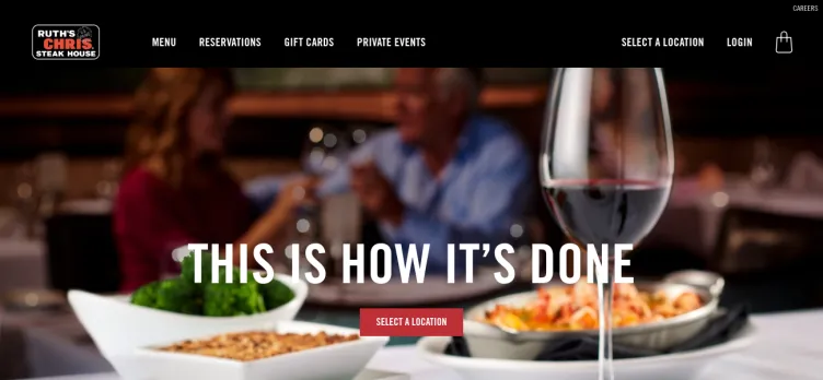 Screenshot Ruth's Chris Steak House