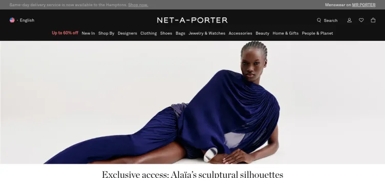 Screenshot The Net-A-Porter Group