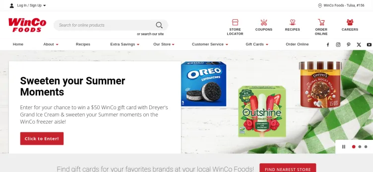 Screenshot WinCo Foods