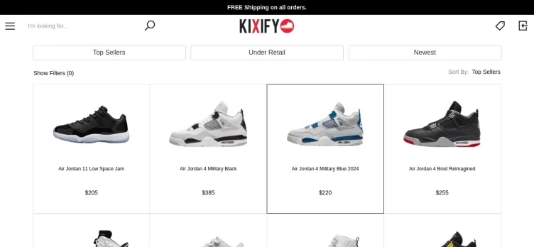 Screenshot Kixify