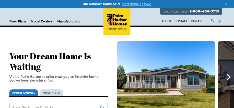 Screenshot Palm Harbor Homes