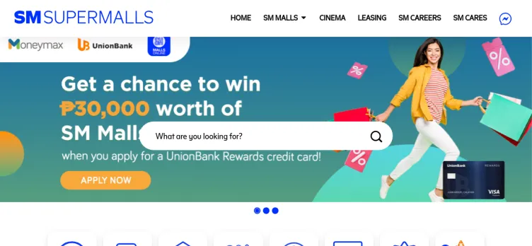 Screenshot SM Supermalls