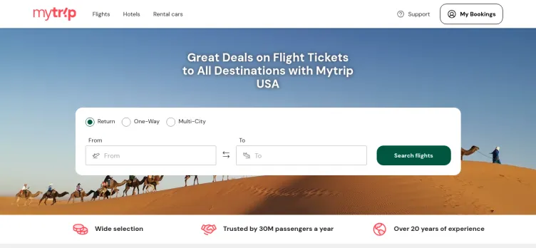 Screenshot MyTrip