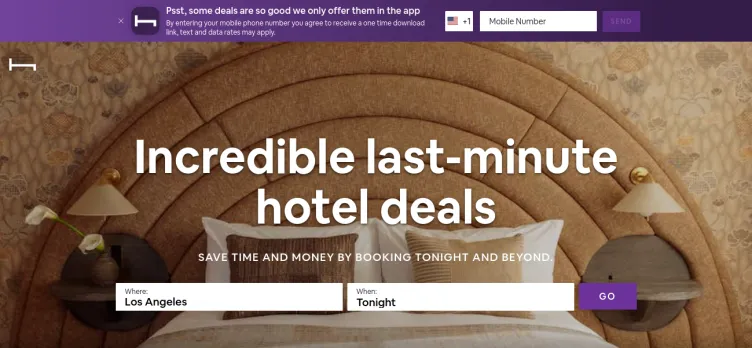 Screenshot HotelTonight