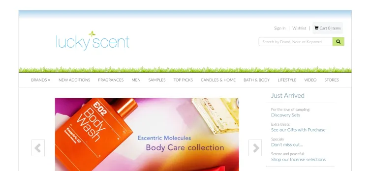 Screenshot LuckyScent