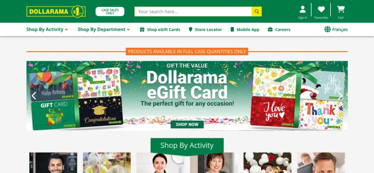 Screenshot Dollarama