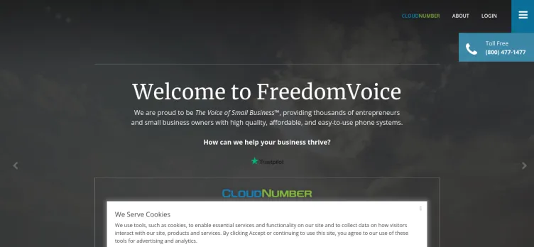 Screenshot FreedomVoice