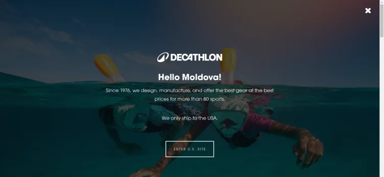 Screenshot Decathlon