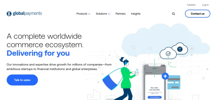 Screenshot Global Payments
