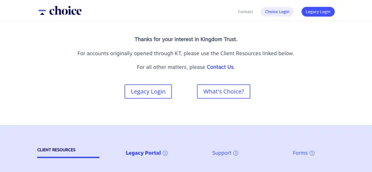 Screenshot Kingdom Trust