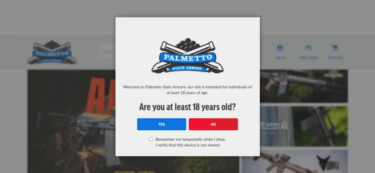 Screenshot Palmetto State Armory