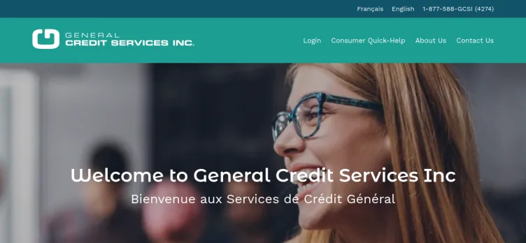 Screenshot General Credit Services