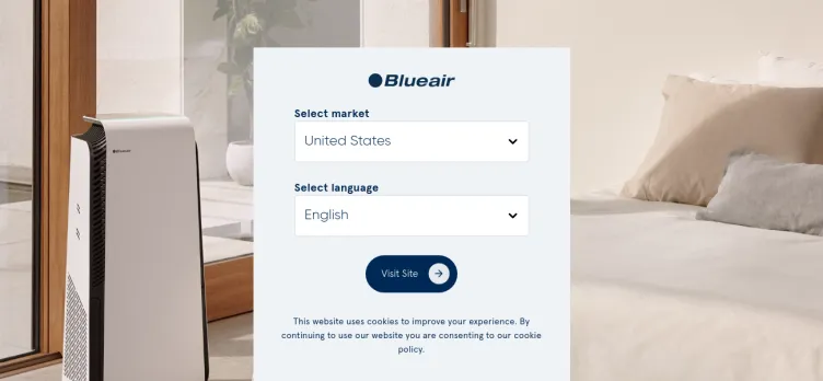 Screenshot Blueair