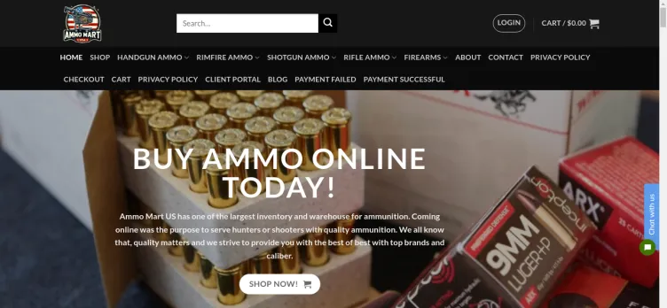 Screenshot Ammo Mart USA