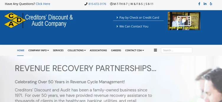 Screenshot Creditors Discount & Audit