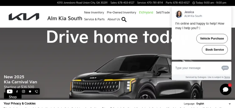 Screenshot Atlanta Luxury Motors South