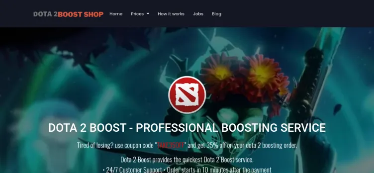 Screenshot Dota2 Boost