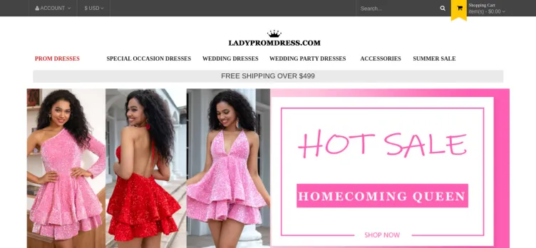 Screenshot LadyPromDress