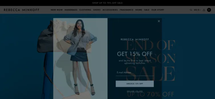 Screenshot Rebecca Minkoff