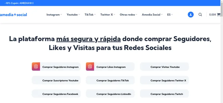 Screenshot Amedia Social