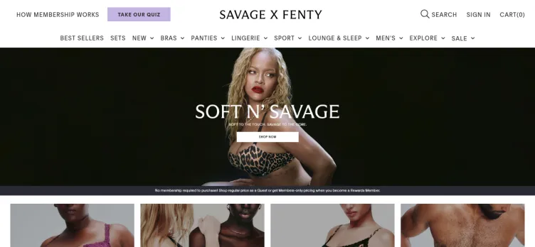 Screenshot Savage X Fenty