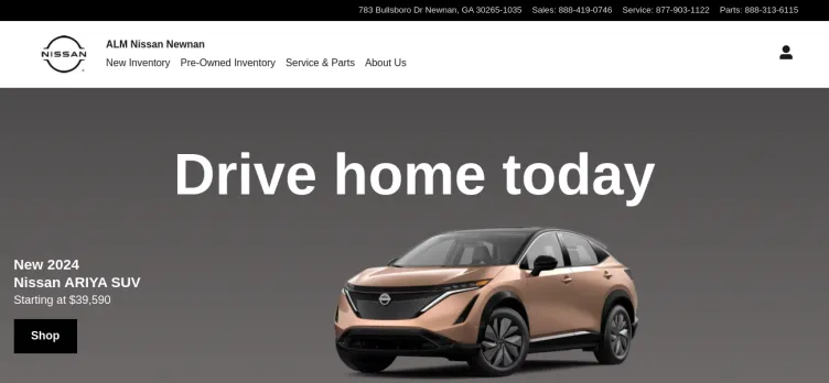 Screenshot Nissan of Newnan